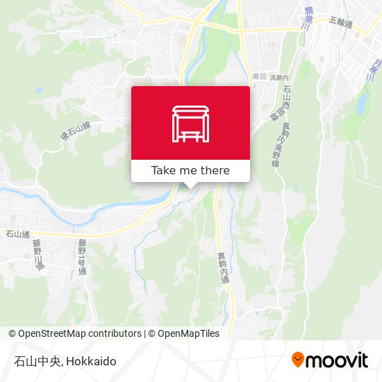 石山中央 map