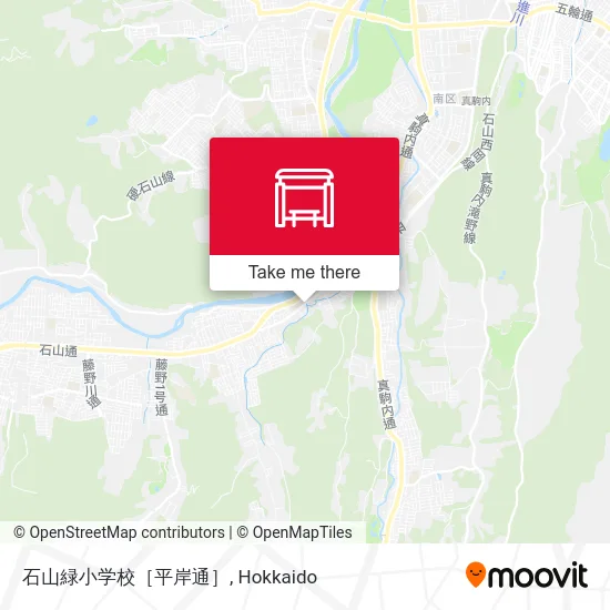 Ishiyama Midori Elementary School [Hiragishi Street] map