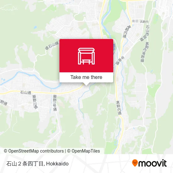 石山２条四丁目 map