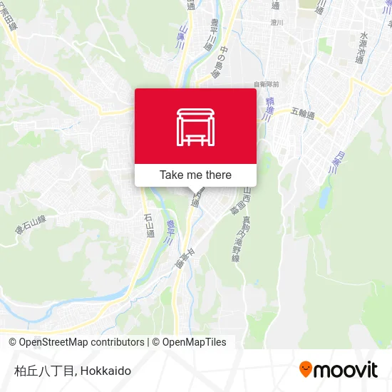 Kashiwaoka 8-chome map