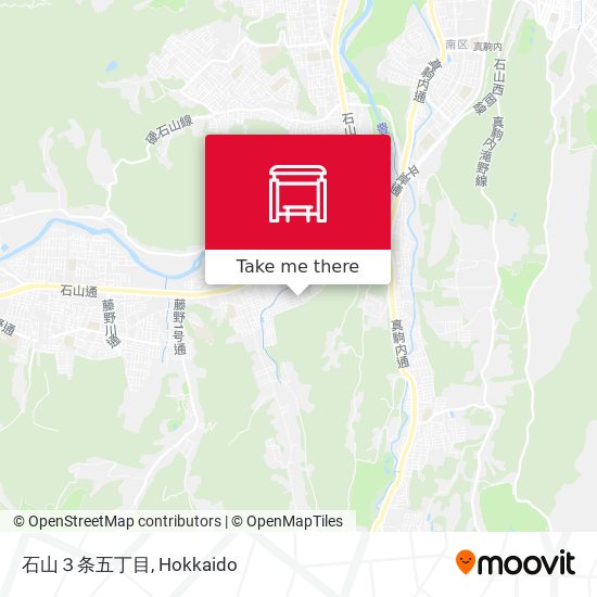 石山３条五丁目 map