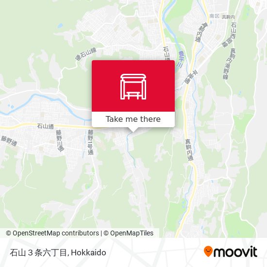 石山３条六丁目 map