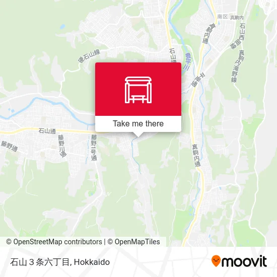 石山３条六丁目 map