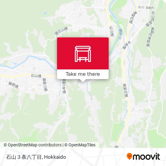 石山３条八丁目 map