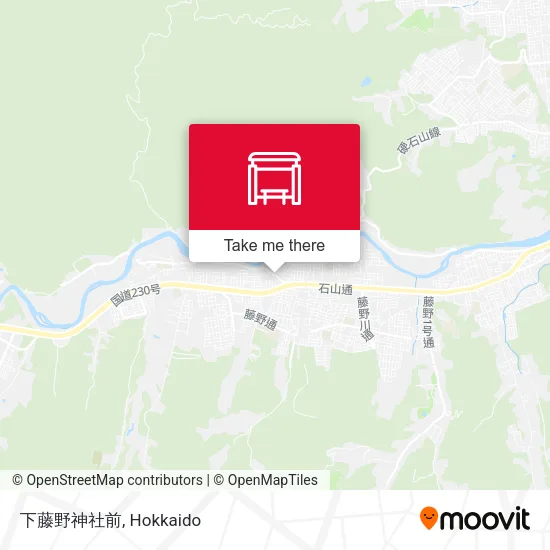 下藤野神社前 map