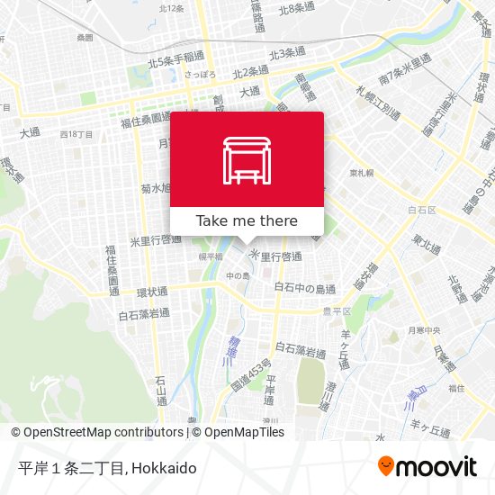 平岸１条二丁目 map