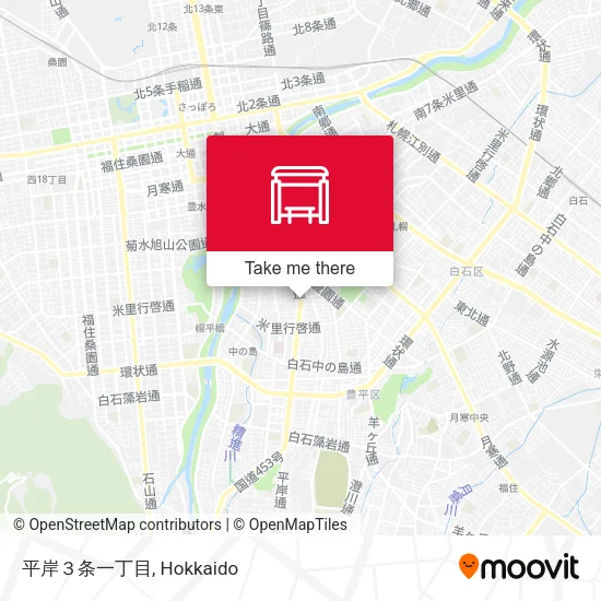 平岸３条一丁目 map