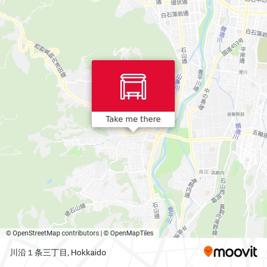 川沿１条三丁目 map