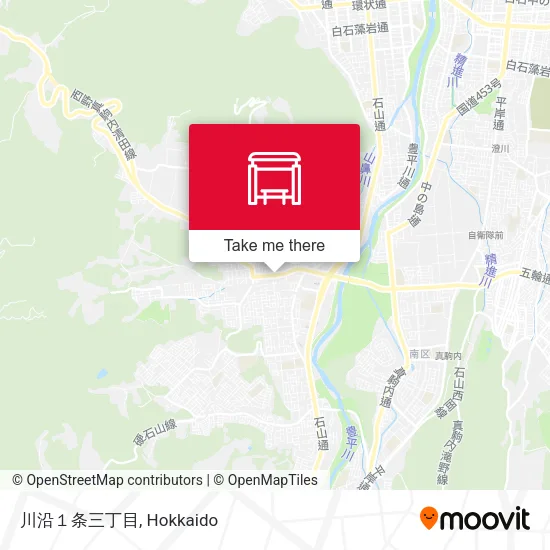 川沿１条三丁目 map