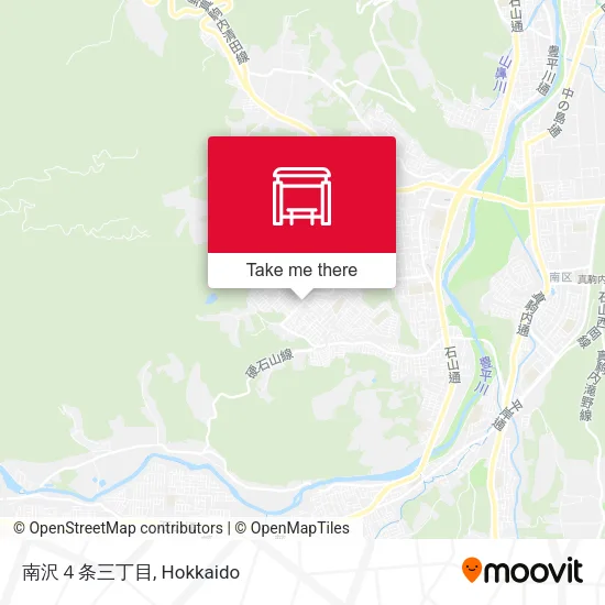 南沢４条三丁目 map