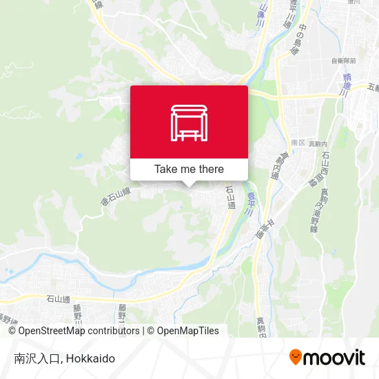 Minamisawa Entrance map