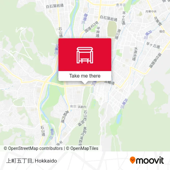 上町五丁目 map