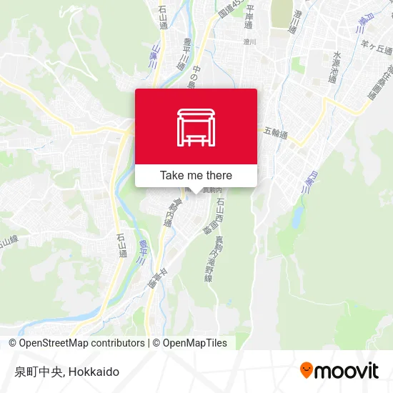 Izumi-cho Central map