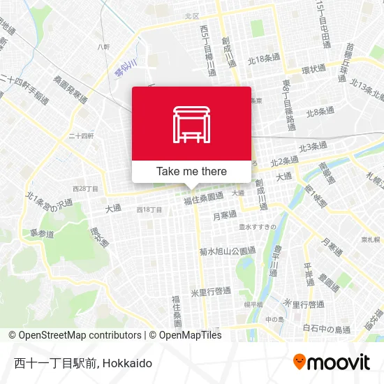西十一丁目駅前 map