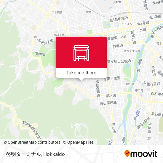 啓明ターミナル map