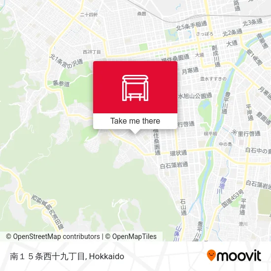 南１５条西十九丁目 map