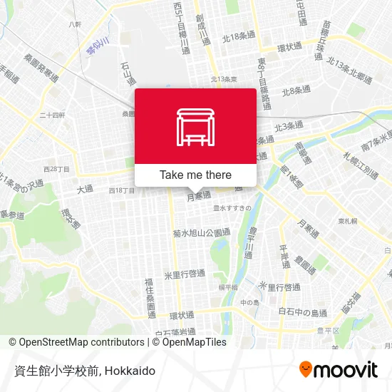 資生館小学校前 map