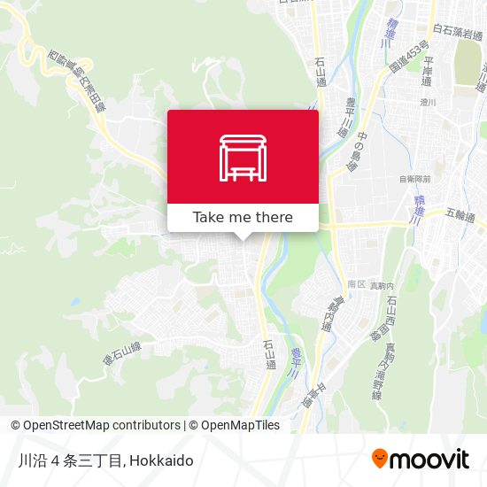 川沿４条三丁目 map