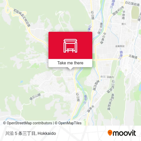 川沿５条三丁目 map