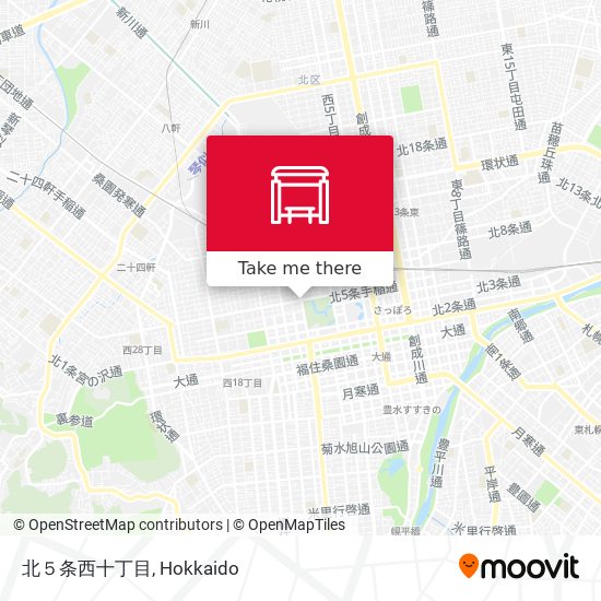 北５条西十丁目 map