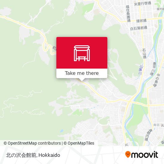 北の沢会館前 map