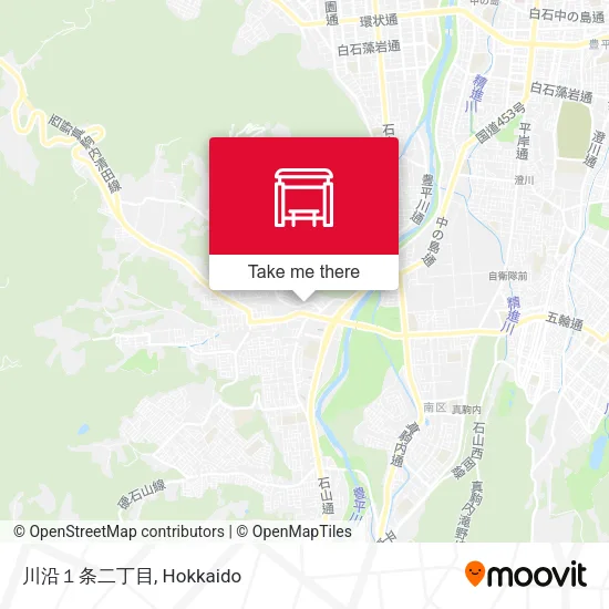 川沿１条二丁目 map
