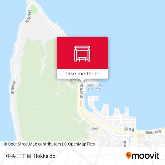 中央三丁目 map