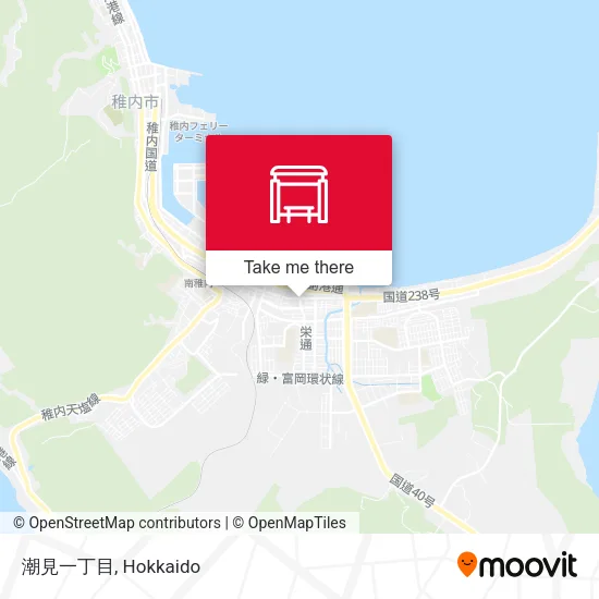 潮見一丁目 map