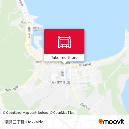 潮見三丁目 map