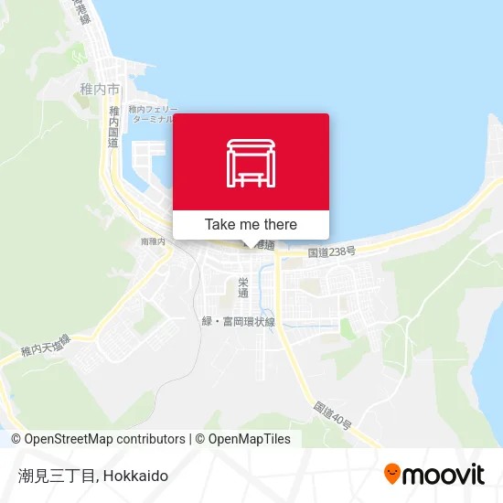 潮見三丁目 map