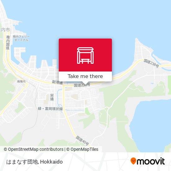 はまなす団地 map