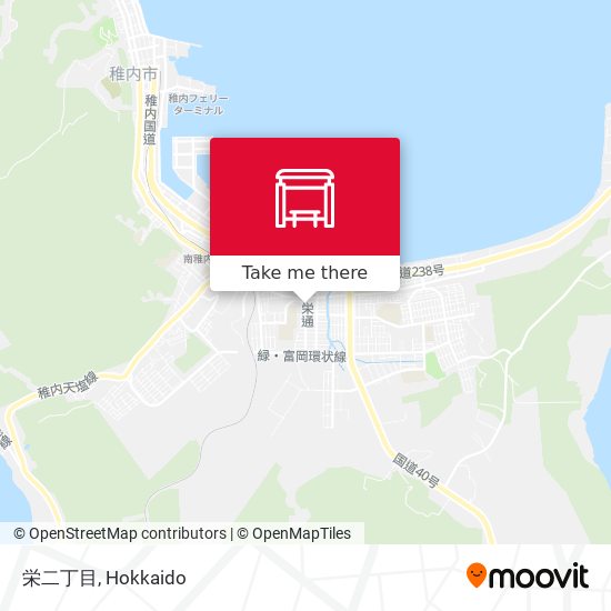 栄二丁目 map