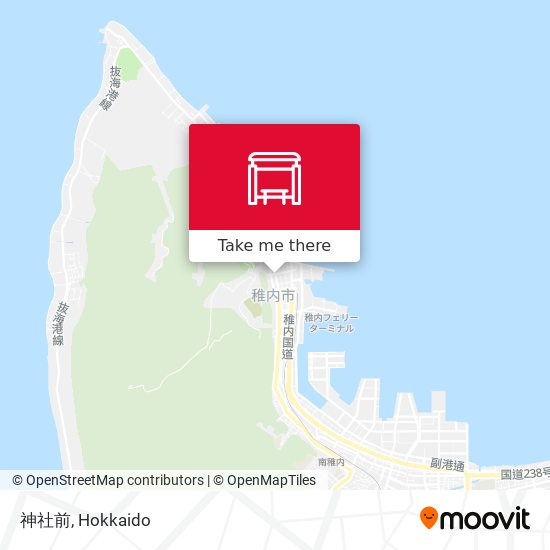 神社前 map
