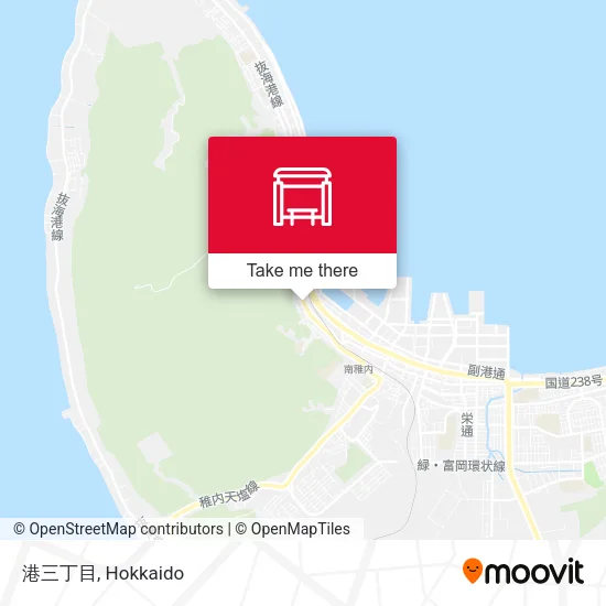 港三丁目 map