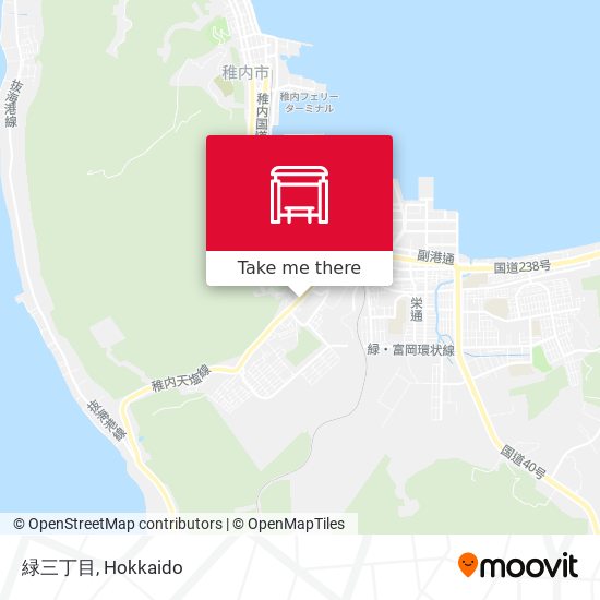 緑三丁目 map