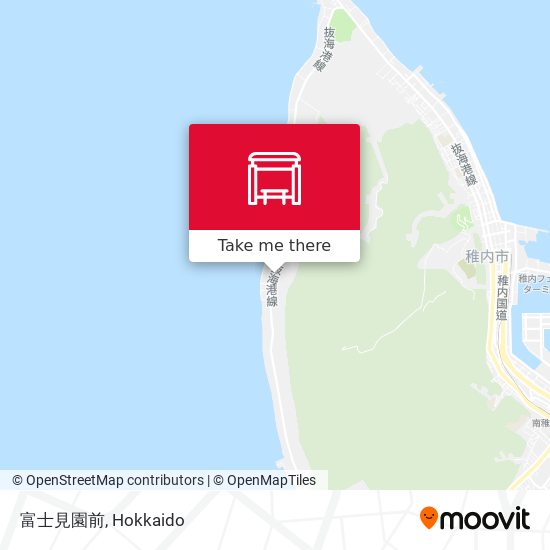 富士見園前 map