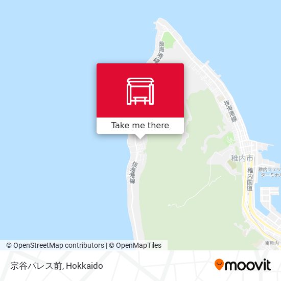 宗谷パレス前 map