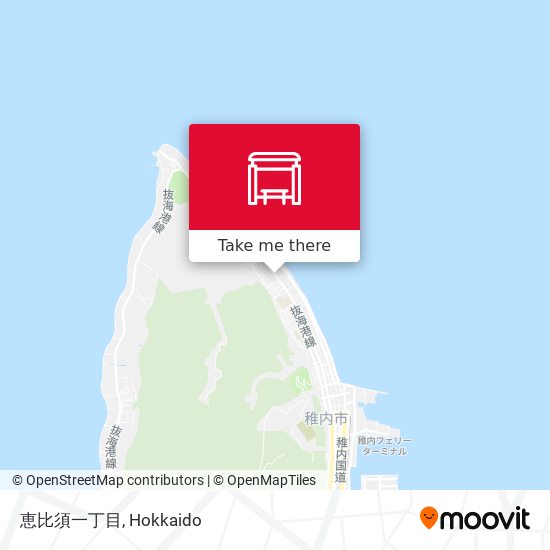 恵比須一丁目 map