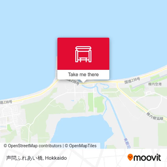 声問ふれあい橋 map