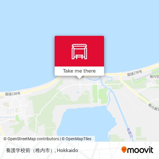 養護学校前（稚内市） map