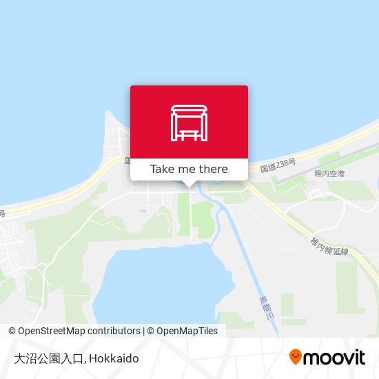 大沼公園入口 map