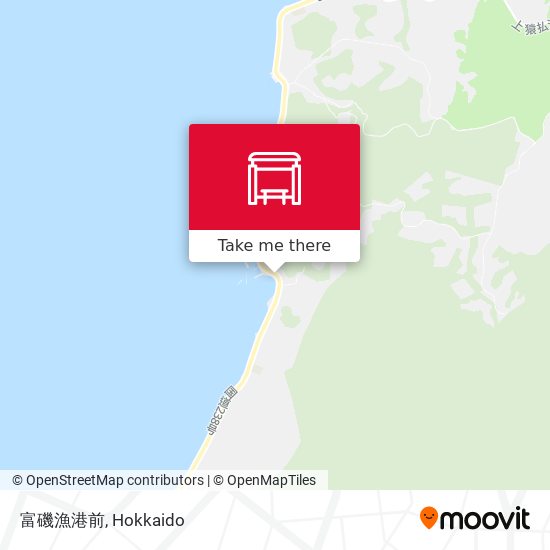 富磯漁港前 map