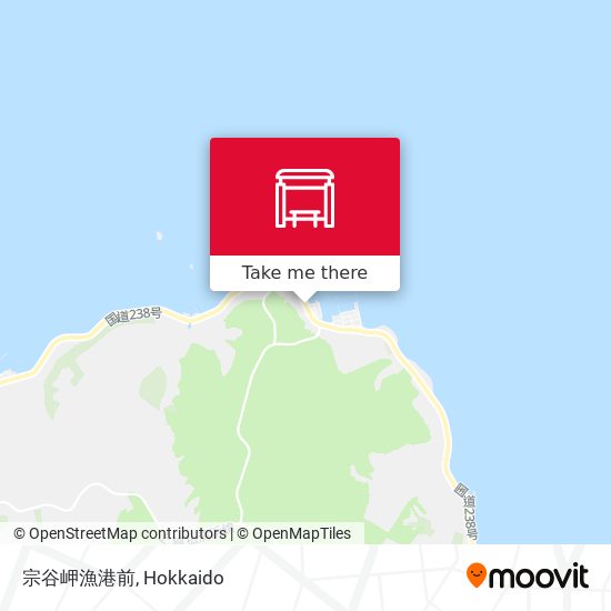 宗谷岬漁港前 map