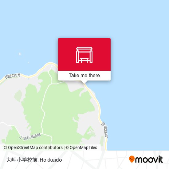 大岬小学校前 map