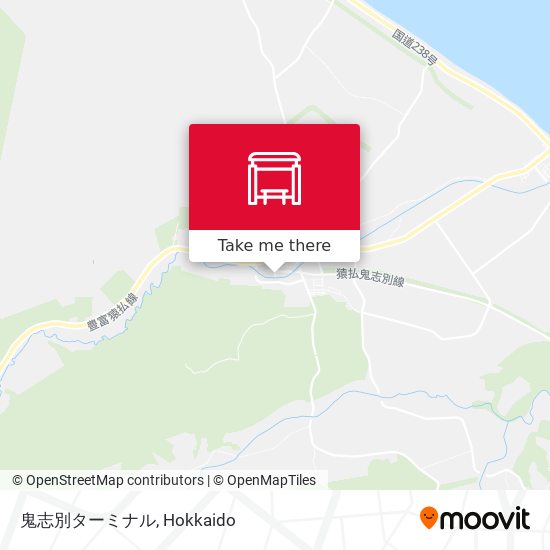 鬼志別ターミナル map