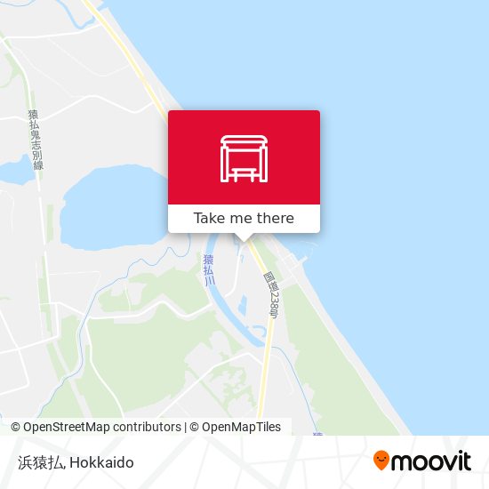 浜猿払 map