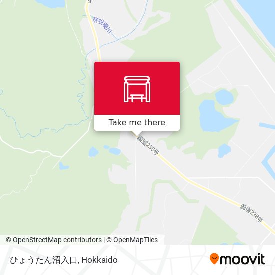 ひょうたん沼入口 map