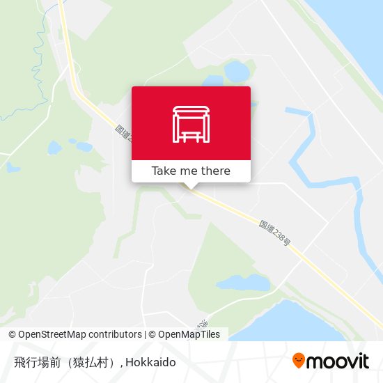 飛行場前（猿払村） map