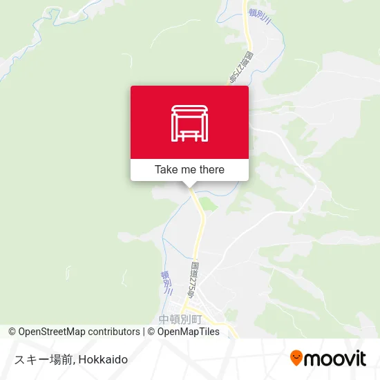 スキー場前 map