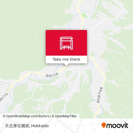 天北厚生園前 map